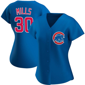 Alec Mills Women's Replica Chicago Cubs Royal Alternate Jersey