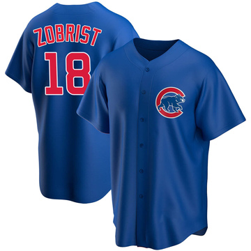 Ben Zobrist Men's Replica Chicago Cubs Royal Alternate Jersey