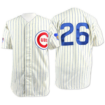 Billy Williams Men's Authentic Chicago Cubs Cream 1969 Throwback Jersey