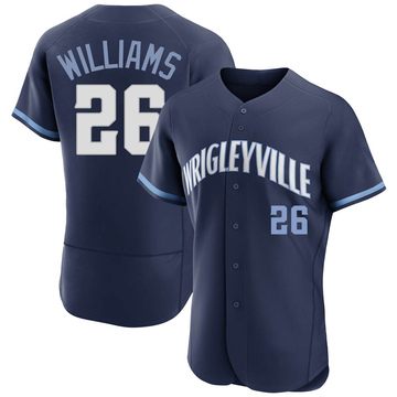 Billy Williams Men's Authentic Chicago Cubs Navy 2021 City Connect Jersey