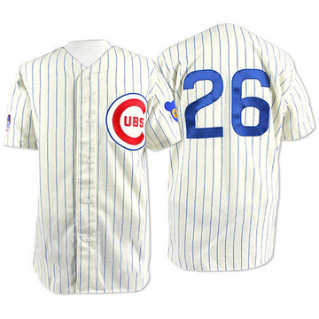 Billy Williams Men's Replica Chicago Cubs Cream 1969 Throwback Jersey