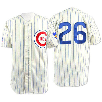 Billy Williams Men's Replica Chicago Cubs White Throwback Jersey