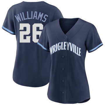 Billy Williams Women's Authentic Chicago Cubs Navy 2021 City Connect Jersey