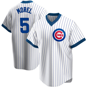 Christopher Morel Men's Replica Chicago Cubs White Home Cooperstown Collection Jersey