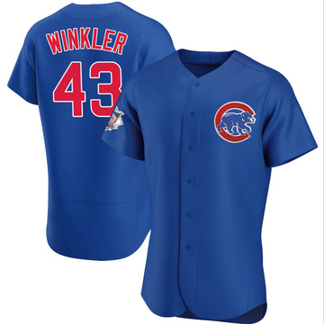 Dan Winkler Men's Authentic Chicago Cubs Royal Alternate Jersey