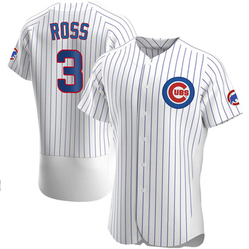 David Ross Men's Authentic Chicago Cubs White Home Jersey