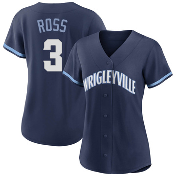 David Ross Women's Authentic Chicago Cubs Navy 2021 City Connect Jersey