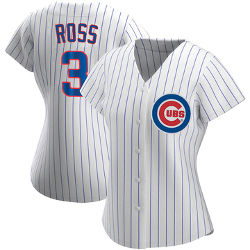 David Ross Women's Authentic Chicago Cubs White Home Jersey