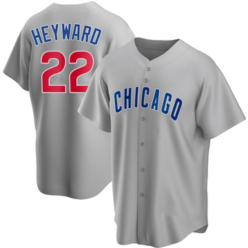 Jason Heyward Men's Replica Chicago Cubs Gray Road Jersey