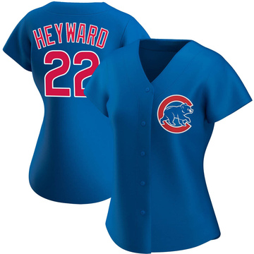 Jason Heyward Women's Authentic Chicago Cubs Royal Alternate Jersey