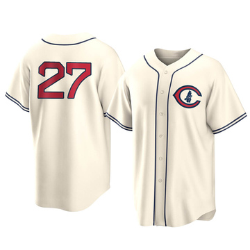 Jason Kipnis Youth Replica Chicago Cubs Cream 2022 Field Of Dreams Jersey