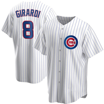 Joe Girardi Men's Replica Chicago Cubs White Home Jersey