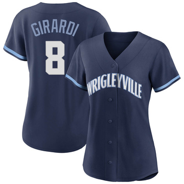 Joe Girardi Women's Authentic Chicago Cubs Navy 2021 City Connect Jersey