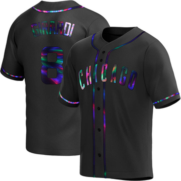 Joe Girardi Youth Replica Chicago Cubs Black Holographic Alternate Jersey