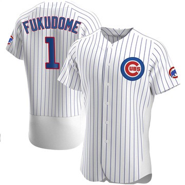 Kosuke Fukudome Men's Authentic Chicago Cubs White Home Jersey