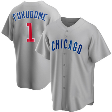 Kosuke Fukudome Youth Replica Chicago Cubs Gray Road Jersey