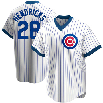 Kyle Hendricks Men's Replica Chicago Cubs White Home Cooperstown Collection Jersey