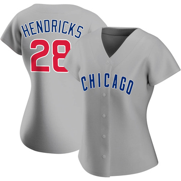 Kyle Hendricks Women's Authentic Chicago Cubs Gray Road Jersey