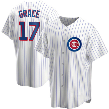 Mark Grace Youth Replica Chicago Cubs White Home Jersey
