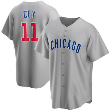 Ron Cey Men's Replica Chicago Cubs Gray Road Jersey
