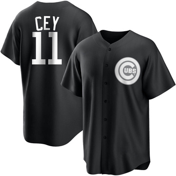 Ron Cey Youth Replica Chicago Cubs Black/White Jersey