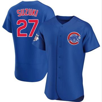 Seiya Suzuki Men's Authentic Chicago Cubs Royal Alternate Jersey