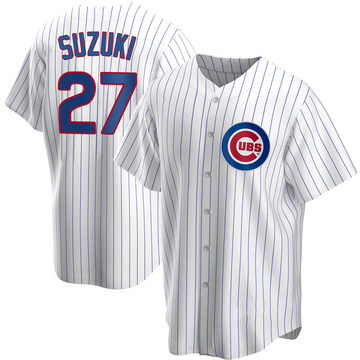 Seiya Suzuki Youth Replica Chicago Cubs White Home Jersey