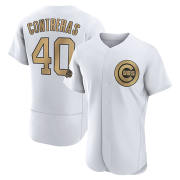 Willson Contreras Men's Authentic Chicago Cubs White 2022 All-Star Game Jersey